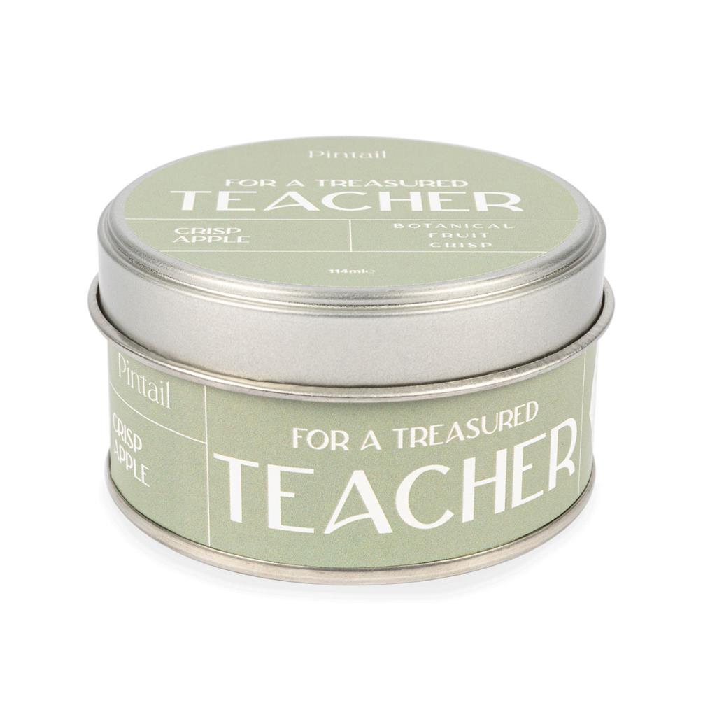 Pintail Candles Treasured Teacher Tin Candle Extra Image 1